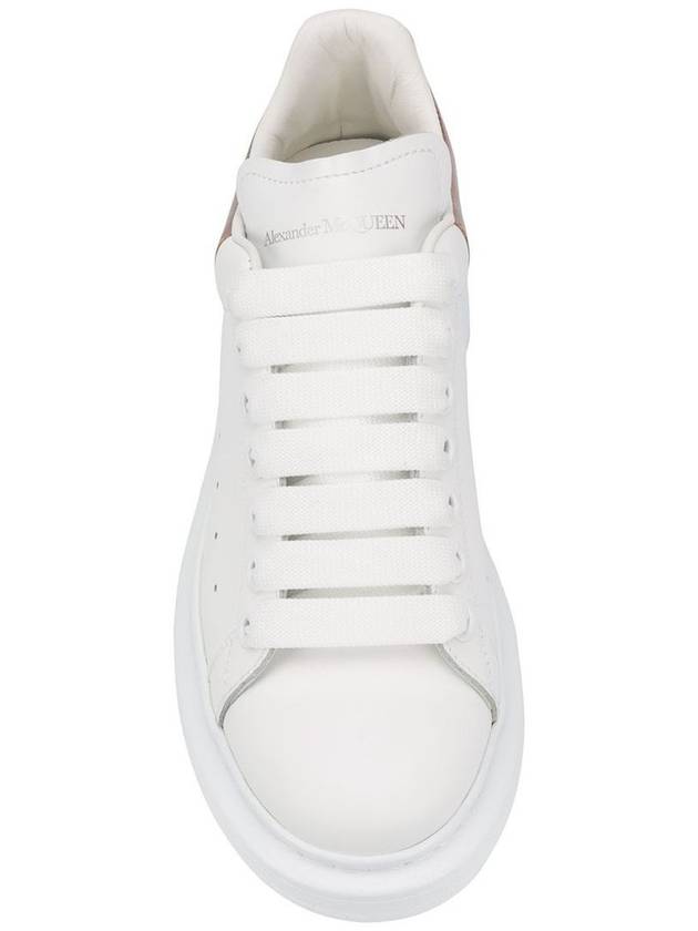 Oversized Low Top Sneakers White Rose Gold - ALEXANDER MCQUEEN - BALAAN 6