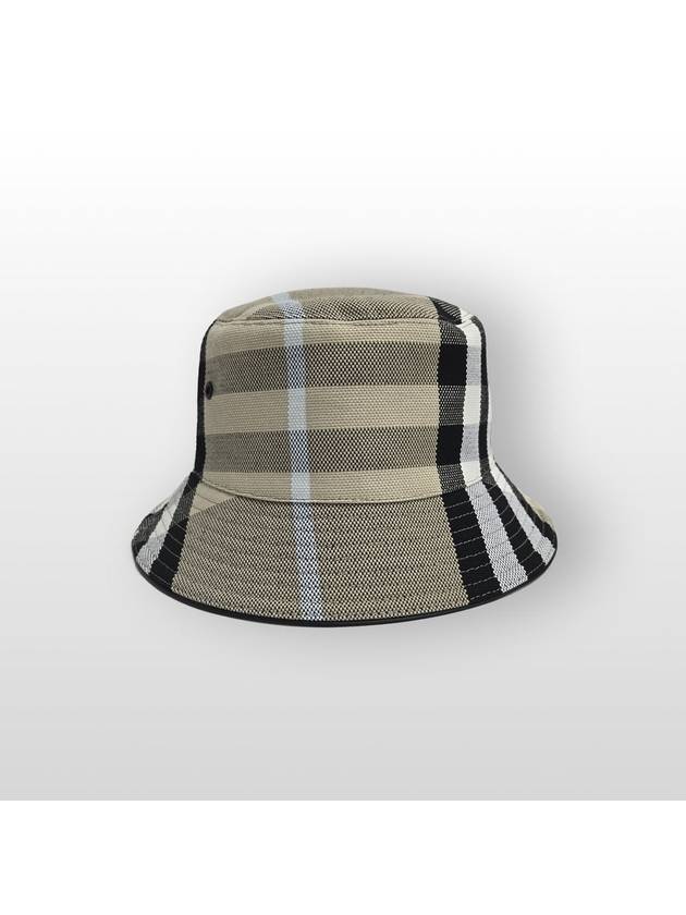 Burberry Vintage Check Technical Cotton Bucket Hat Standard M 57cm - BURBERRY - BALAAN 3