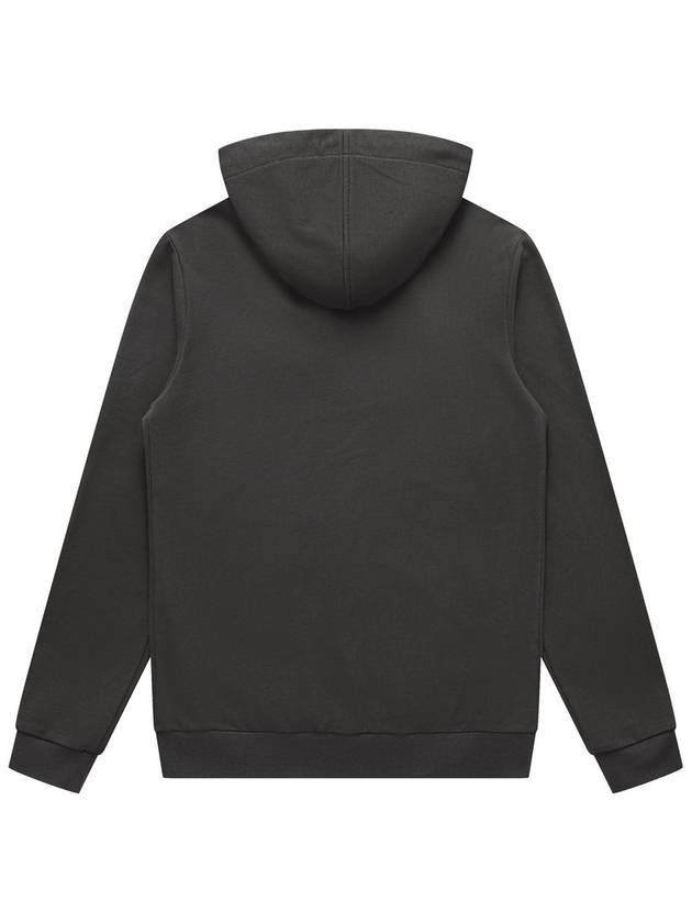 Men's Two-way Logo Hooded Zip-up Charcoal SW23PTS01DK - SOLEW - BALAAN 3