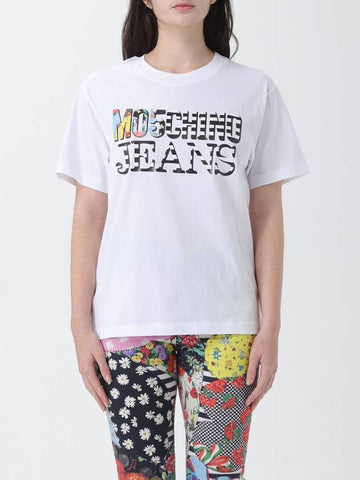 T-shirt Moschino Jeans con stampa logo - MOSCHINO - BALAAN 1