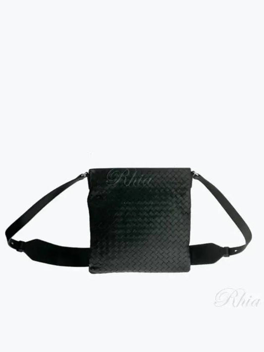 Intrecciato Cross Bag Black - BOTTEGA VENETA - BALAAN 2