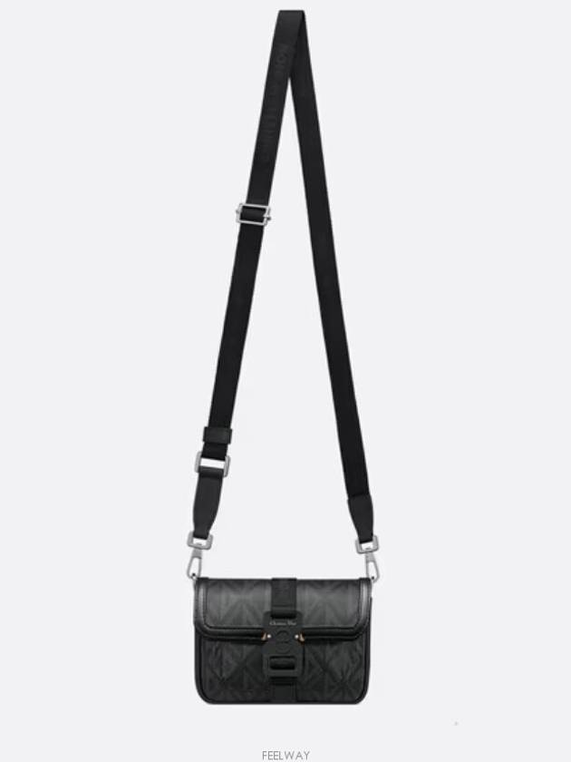 CD Diamond Canvas Hit The Road Mini Bag Black - DIOR - BALAAN 7