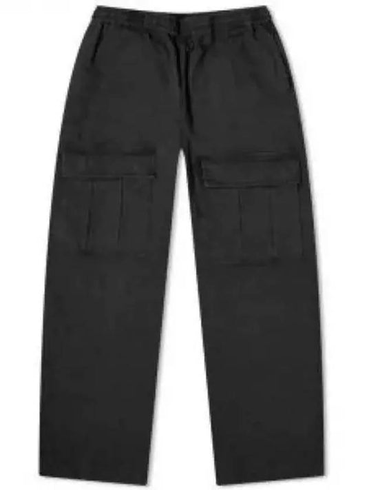 Ripstop Cargo Straight Pants Black - ACNE STUDIOS - BALAAN 2