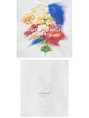 Swaying Flower Back Logo Short Sleeve T-Shirt White - WOOYOUNGMI - BALAAN 6