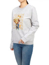 Fox Champion Print Sweatshirt Grey - MAISON KITSUNE - BALAAN 4