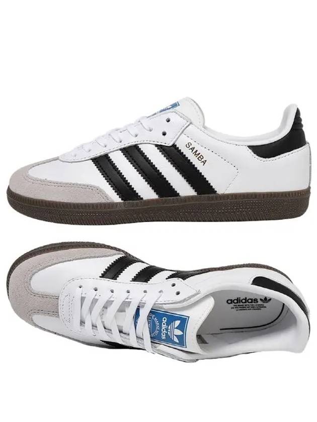 Kids Samba OG Sneakers Cloud White - ADIDAS - BALAAN 7