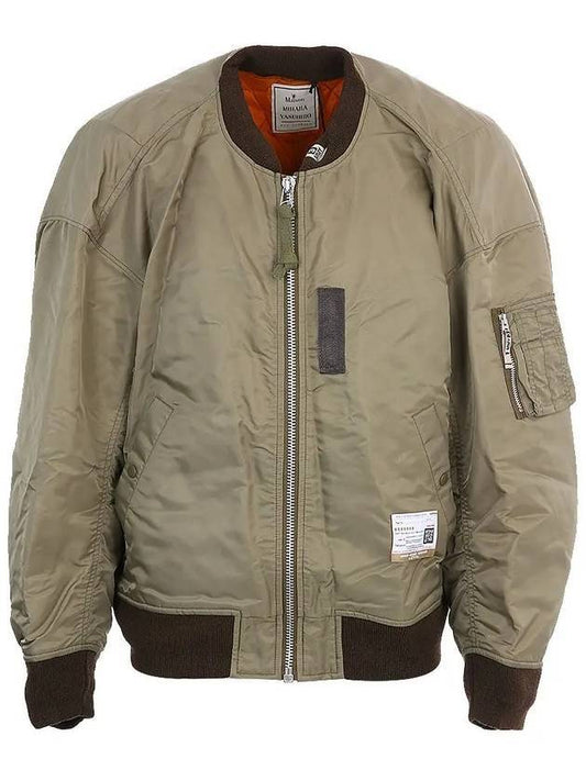 MAISON nylon bomber jacket khaki - MIHARA YASUHIRO - BALAAN.