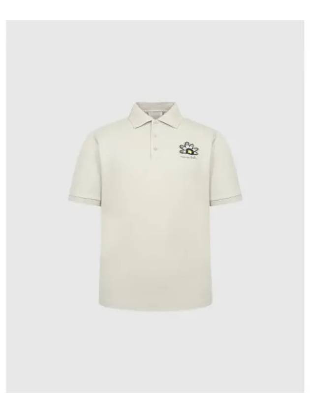 TRAVISMATHEW Men s Collar T Shirt Beige - TRAVIS SCOTT - BALAAN 1