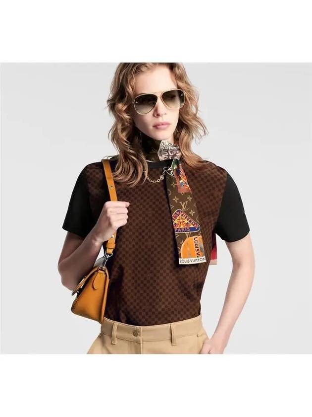 Elysee Palace Hotel Scarf Brown - LOUIS VUITTON - BALAAN 6