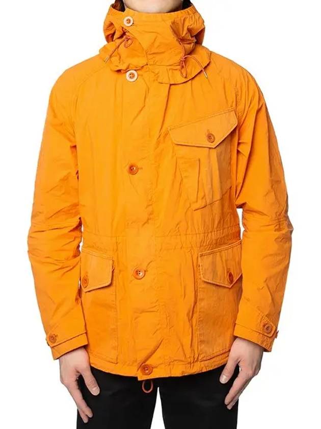 Mid Layer Flap Pocket Hooded Jacket Orange - TEN C - BALAAN 2