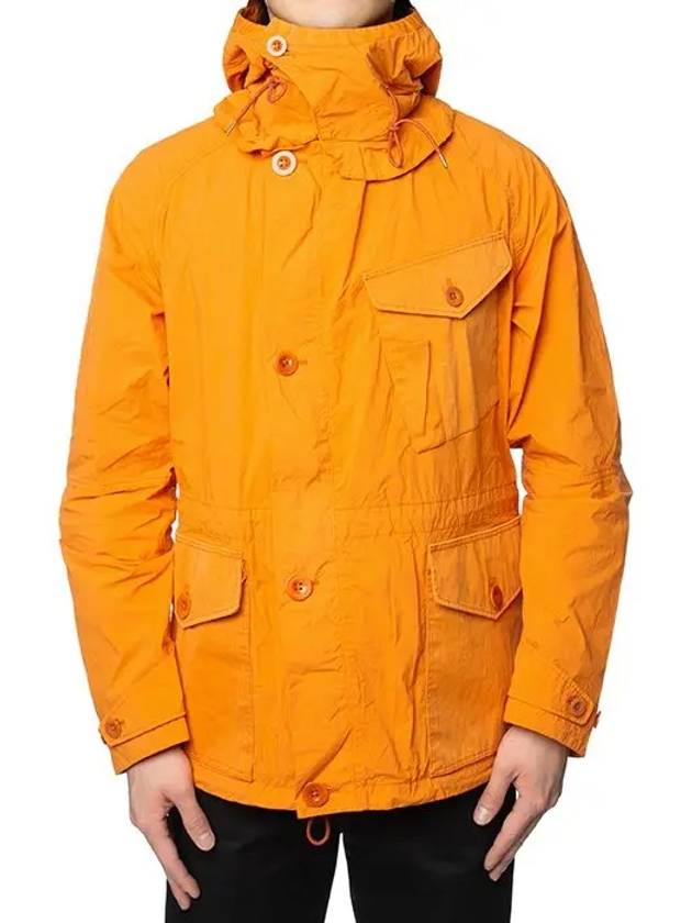 Mid Layer Flap Pocket Hooded Jacket Orange - TEN C - BALAAN 3