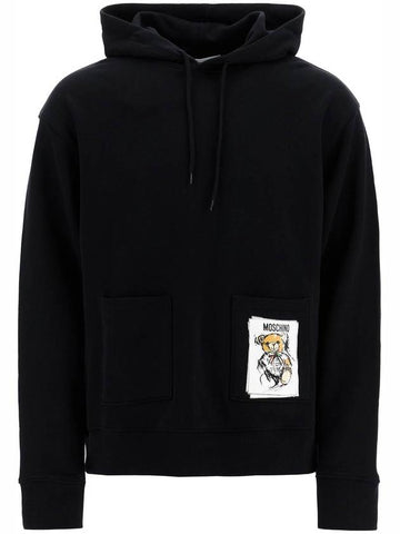 hooded teddy bear sweatshirt - MOSCHINO - BALAAN 1