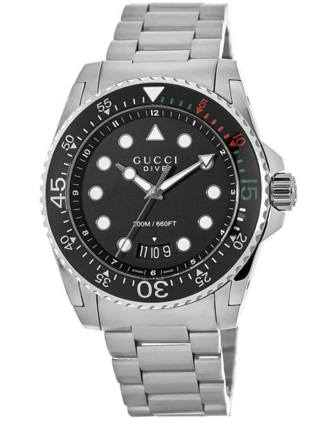 Men's Dive Metal Watch Silver - GUCCI - BALAAN 1