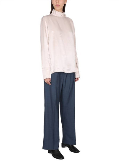 SILK BLEND BLOUSE - ACNE STUDIOS - BALAAN 2