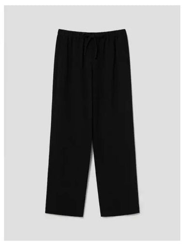 Women s Crepe Straight Fit Relaxed Pants Trousers Black Domestic Product GM0023111680090 - THEORY - BALAAN 1