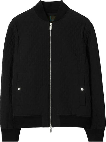 Quilted Bomber Jacket Black - BURBERRY - BALAAN 2