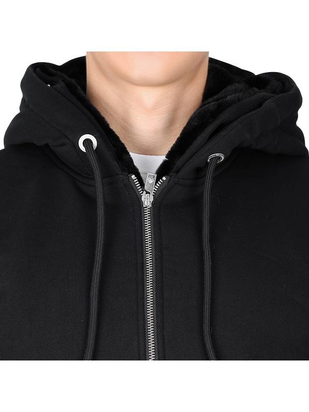 Classic Bunny Zip Up Hoodie Black Lining Black - MOOSE KNUCKLES - BALAAN 8