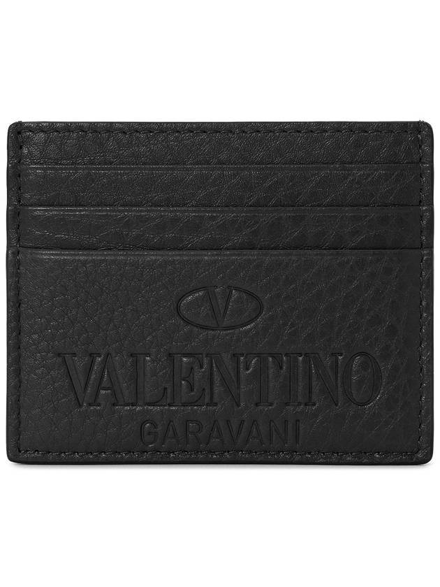 Identity Logo Card Wallet Black - VALENTINO - BALAAN 1