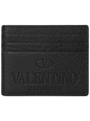 Identity Logo Card Wallet Black - VALENTINO - BALAAN 1