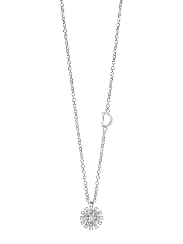 Margherita Diamonds 8mm Necklace White Gold - DAMIANI - BALAAN 2