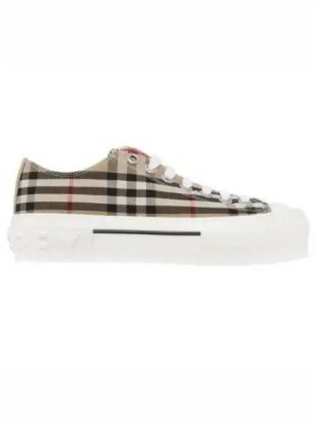 Vintage Check Cotton Sneakers Archive Beige - BURBERRY - BALAAN 2