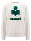 Mikoy Logo Print Sweatshirt White - ISABEL MARANT - BALAAN 2