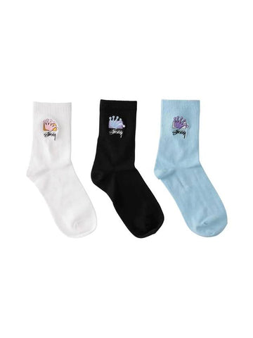 LB Crown 3 Pack Socks - STUSSY - BALAAN 1