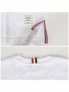 Cotton Oversized Pocket Short Sleeve T-Shirt White - THOM BROWNE - BALAAN 7