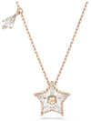 Stella Kite Cut Star Pendant Necklace Rose Gold - SWAROVSKI - BALAAN 3