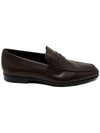 Men's Penny Leather Loafers Brown - TOD'S - BALAAN 3