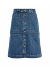 Jade Denim Skirt Navy - A.P.C. - BALAAN 2