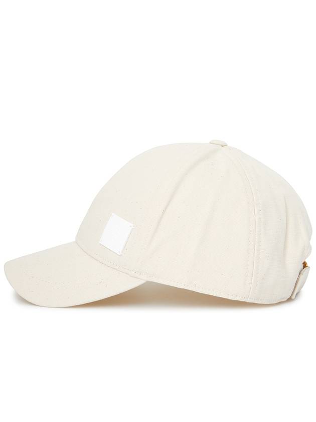 Solid Logo Patch Ball Cap Beige - MULBERRY - BALAAN 4