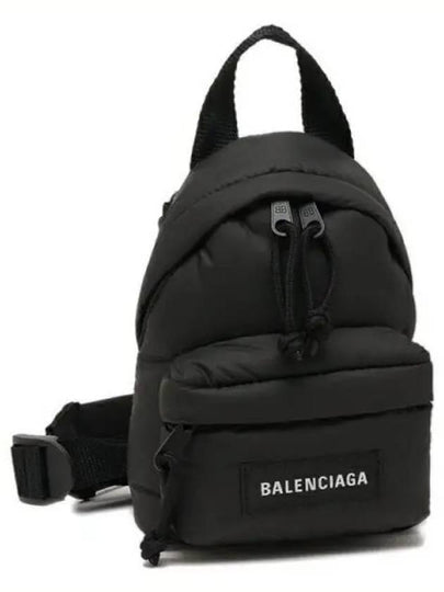 Explorer Logo Patch Cross Back Black - BALENCIAGA - BALAAN 2