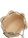 V logo signature chain nappa mini bucket bag light ivory - VALENTINO - BALAAN 7