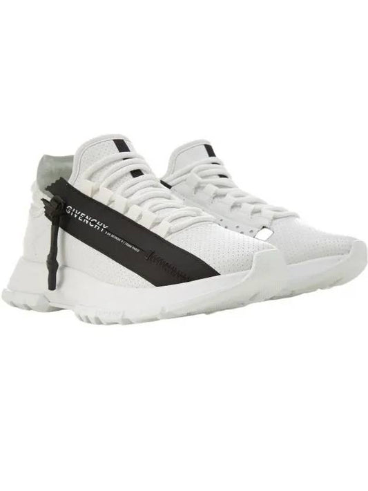 Women's Spectre Logo Zipper Perforated Low Top Sneakers White - GIVENCHY - BALAAN 2