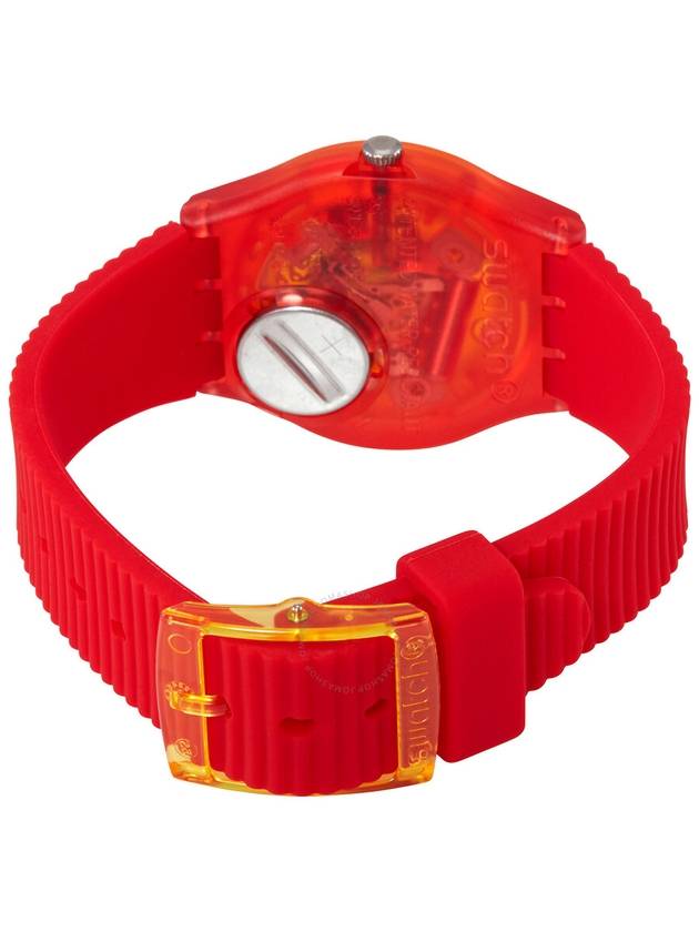 Swatch Retro-Rosso Quartz Transparent Yellow Dial Unisex Watch GR185 - SWATCH - BALAAN 3