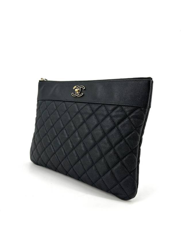 Caviar Mademoiselle Clutch Medium - CHANEL - BALAAN 3