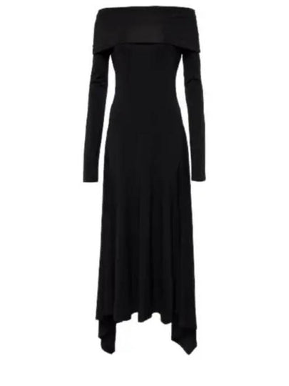 Gerla Off Shoulder Long One Piece Black - MAX MARA - BALAAN 2