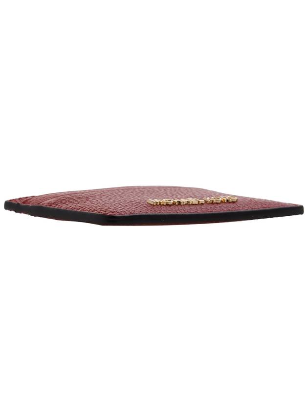 Pebble Leather Card Wallet Red - MICHAEL KORS - BALAAN 6