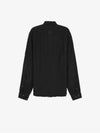 Resin Linen Lens Button Twin Pocket Long Sleeve Shirt Black - CP COMPANY - BALAAN 3