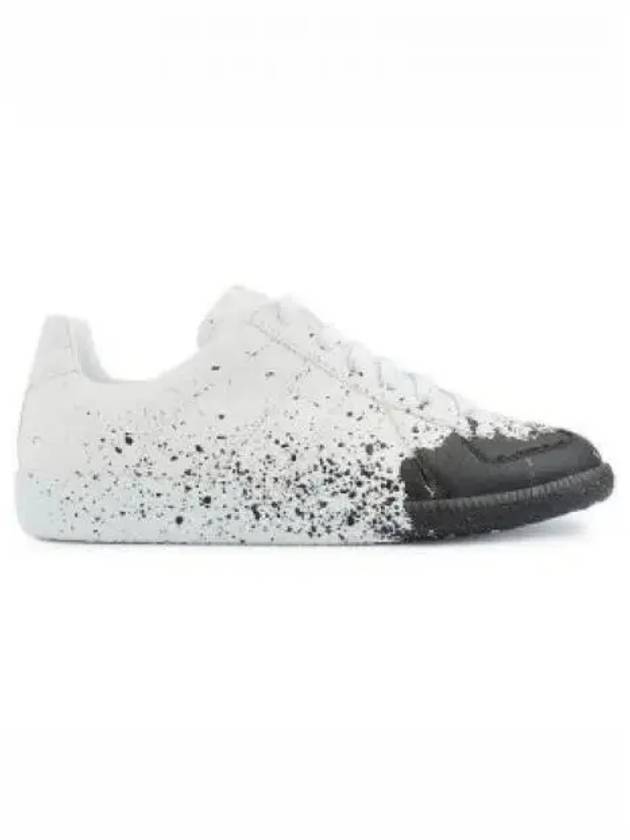 Replica Painting Low Top Sneakers White Black - MAISON MARGIELA - BALAAN 2