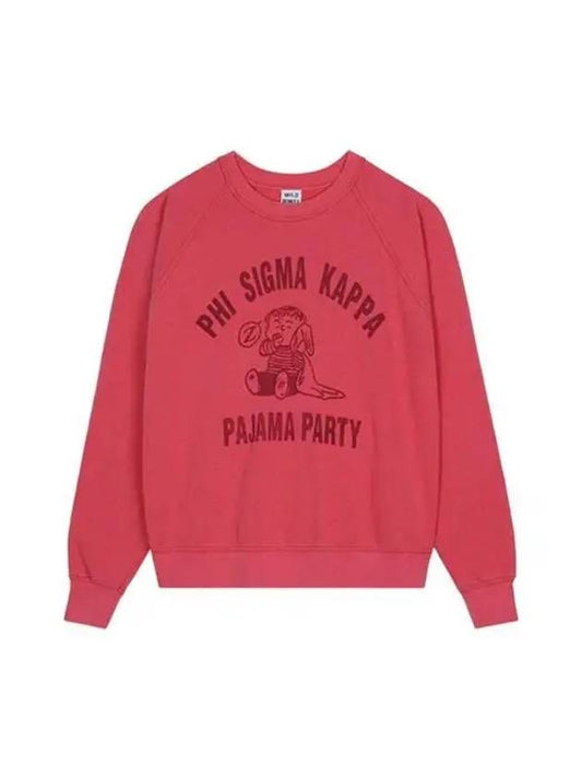 Pajamas Sweatshirt Red - WILD DONKEY - BALAAN 2