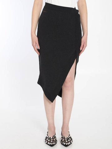 Asymmetrical Midi Skirt - THE ATTICO - BALAAN 1