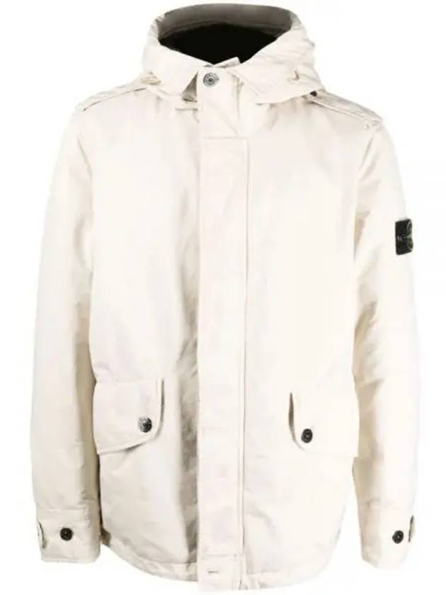 David-TC Down Short Parka Ivory - STONE ISLAND - BALAAN 2