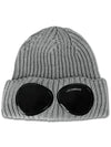 Signature Goggles Wool Beanie Grey - CP COMPANY - BALAAN 2