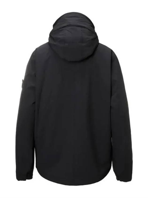 Men's Soft Shell Pure Insulation Technology Primaloft Hooded Jacket Black - STONE ISLAND - BALAAN 6