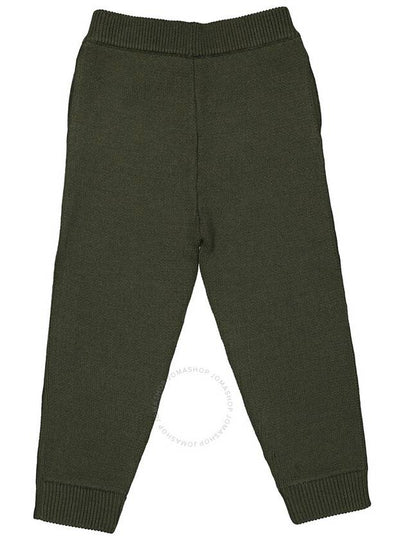 Burberry Boys Moss Green Soft Wool Yarn Trousers, Size 6Y - BURBERRY - BALAAN 2