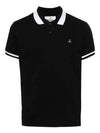 Classic ORB Logo Polo Shirt Black - VIVIENNE WESTWOOD - BALAAN 2