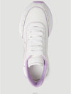 Women's Sprint Runner Low Top Sneakers Purple White - ALEXANDER MCQUEEN - BALAAN 4