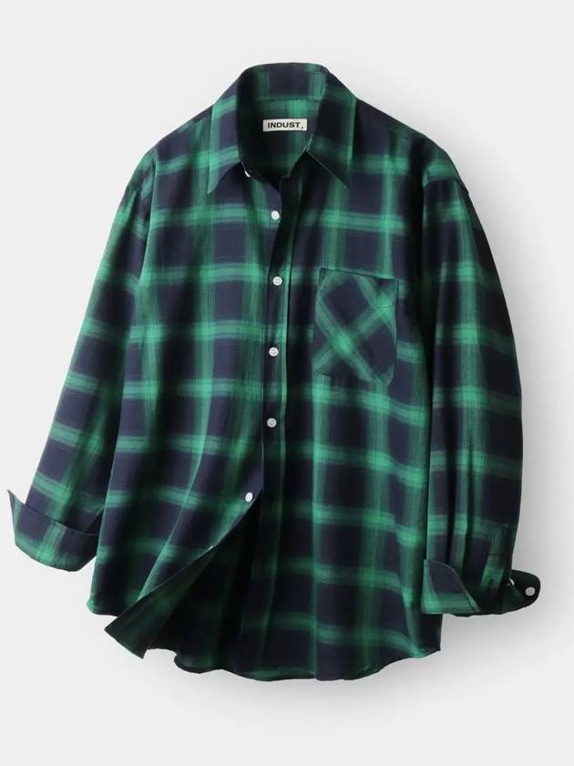 Tartan check shirt green - INDUST - BALAAN 3